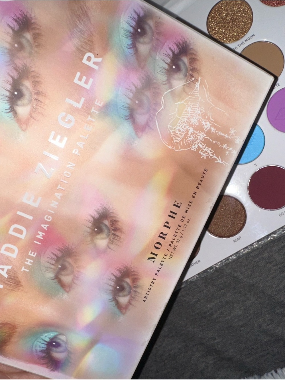 Morphe Imagination Eyeshadow Palette — Pink, Purple, Blue, Gold